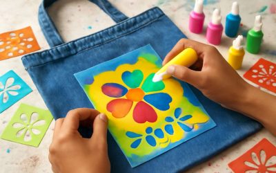 Creative Ideas with Fabric Paint and Stencils for Unique Customizable Textiles