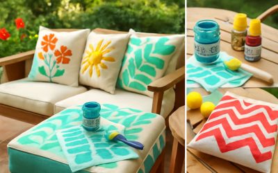 Vibrant & Durable: How to Use Fabric Paint for Outdoor Cushions for Long-Lasting Color