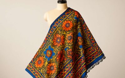 Stunning and Trendy Fabric Paint Dupatta Design Ideas to Elevate Your Traditional Look
