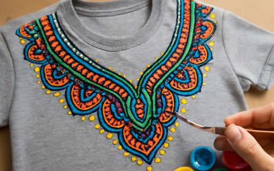 Transform Your Style with Stunning Fabric Paint Neck Design Ideas to Elevate Your Look
