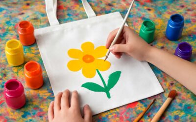 Make bold designs with fabric paint washable for color that lasts