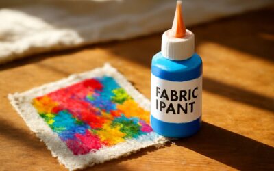 Turn Craft into Masterpieces with a fabric paint bottle.
