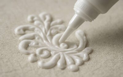Transform fabrics with 3d fabric paint white for bold, dimensional designs.