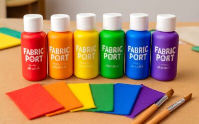 Creative projects with fabric paint 6 shades: color, blend, and shine.