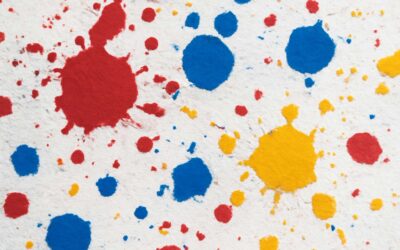 Bold textile trend: fabric with paint splatter that sparks creativity